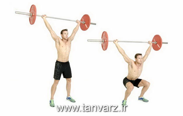 اسکوات هالتر بالای سر